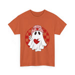 Boo Jee Valentine Checkered T-Shirt - Stylish and Fun Valentine's Day Apparel
