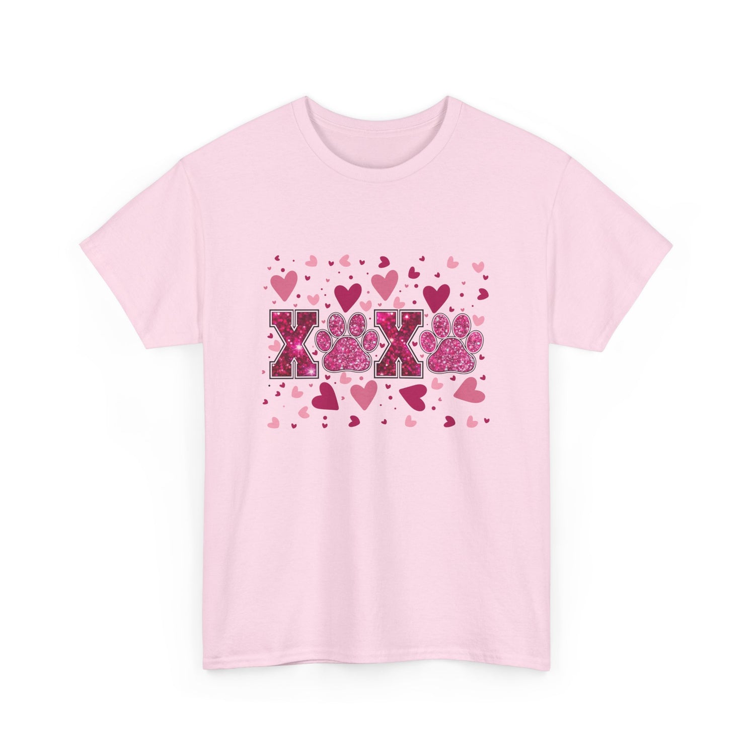XOXO Paw Prints T-Shirt - Perfect for Dog Lovers