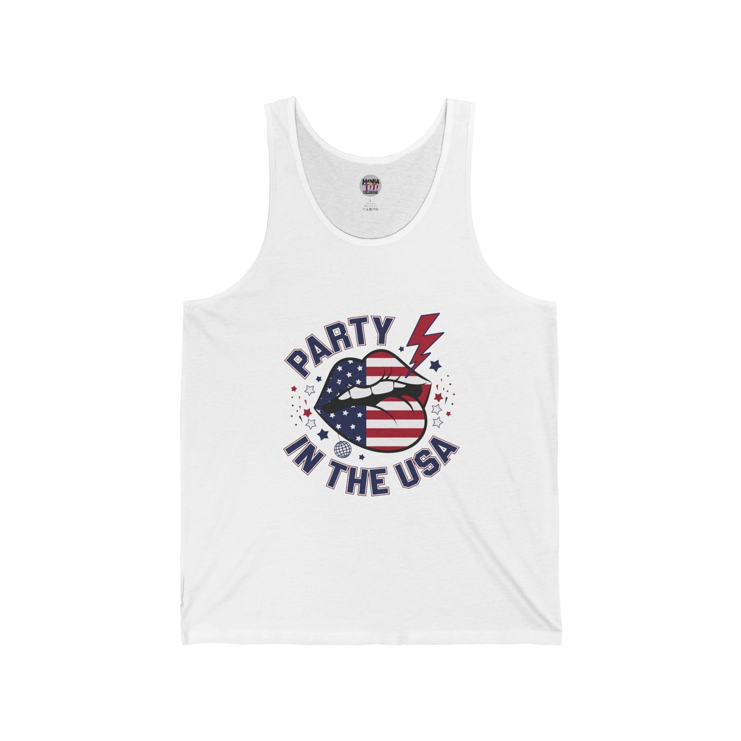 Party in the USA Unisex Tank Top – Bold, Cool & Patriotic