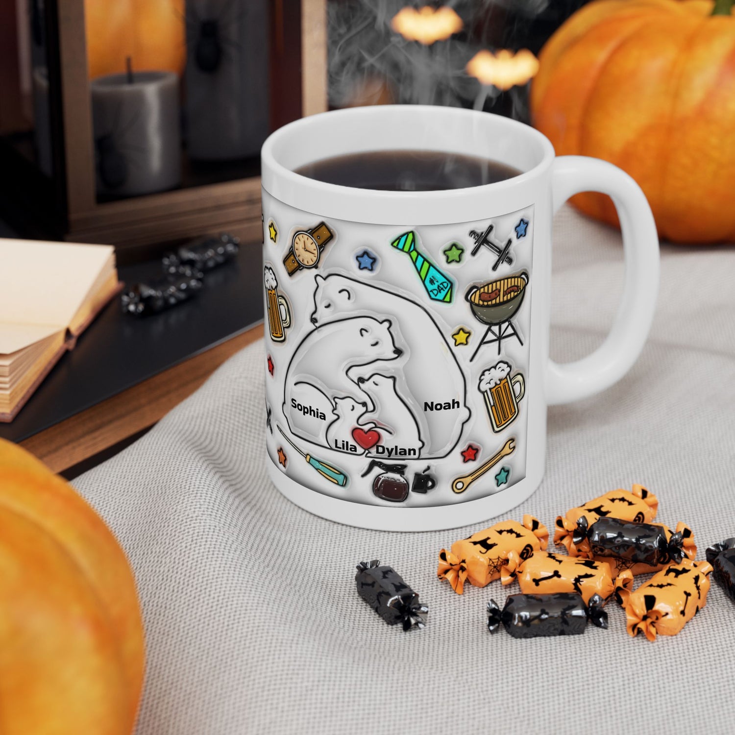 Personalized “Papa Bear” Mug – Father’s Day Edition