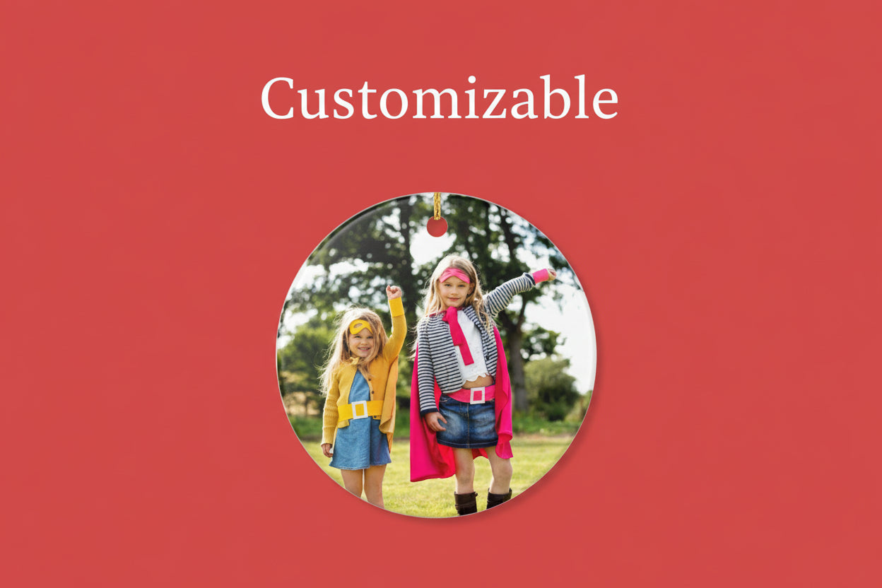 Personalized Ceramic Christmas Ornamen