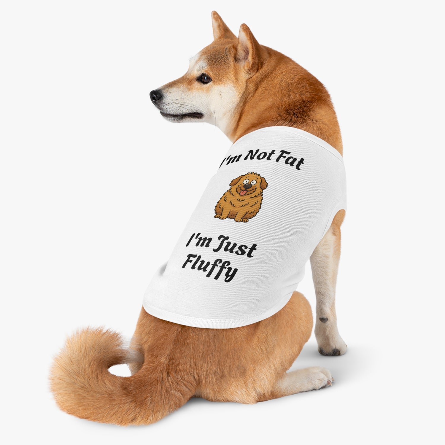 Funny Dog Tank Top, Pet Apparel, Small Dog Clothes, Cute Dog Shirt, Summer Pet Outfit, Gift for Dog Lovers