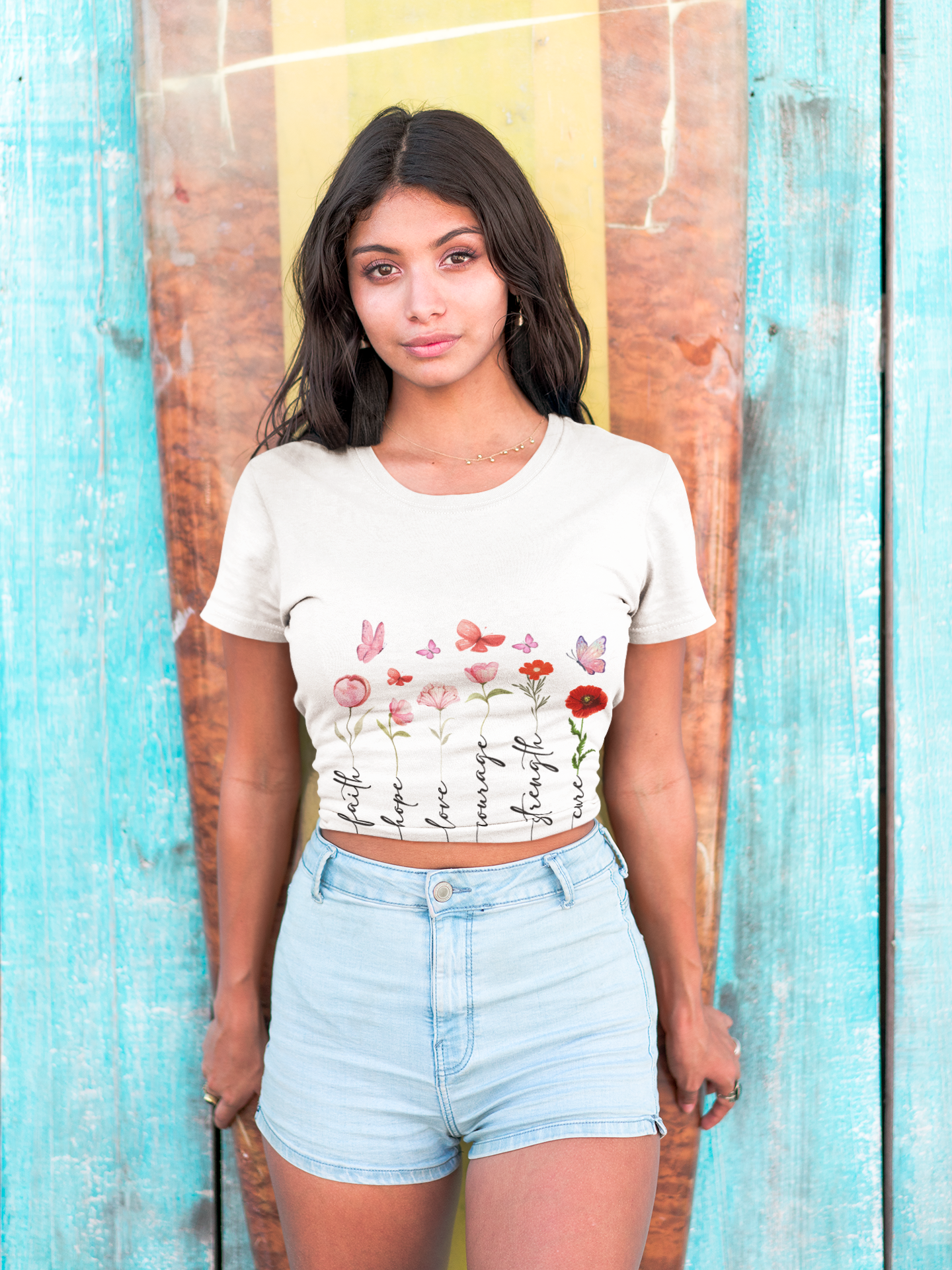 Floral Inspirational Tank Top - Summer Vibes, Graphic Tees, Gift for Her, Exercise Wear, Beach Apparel