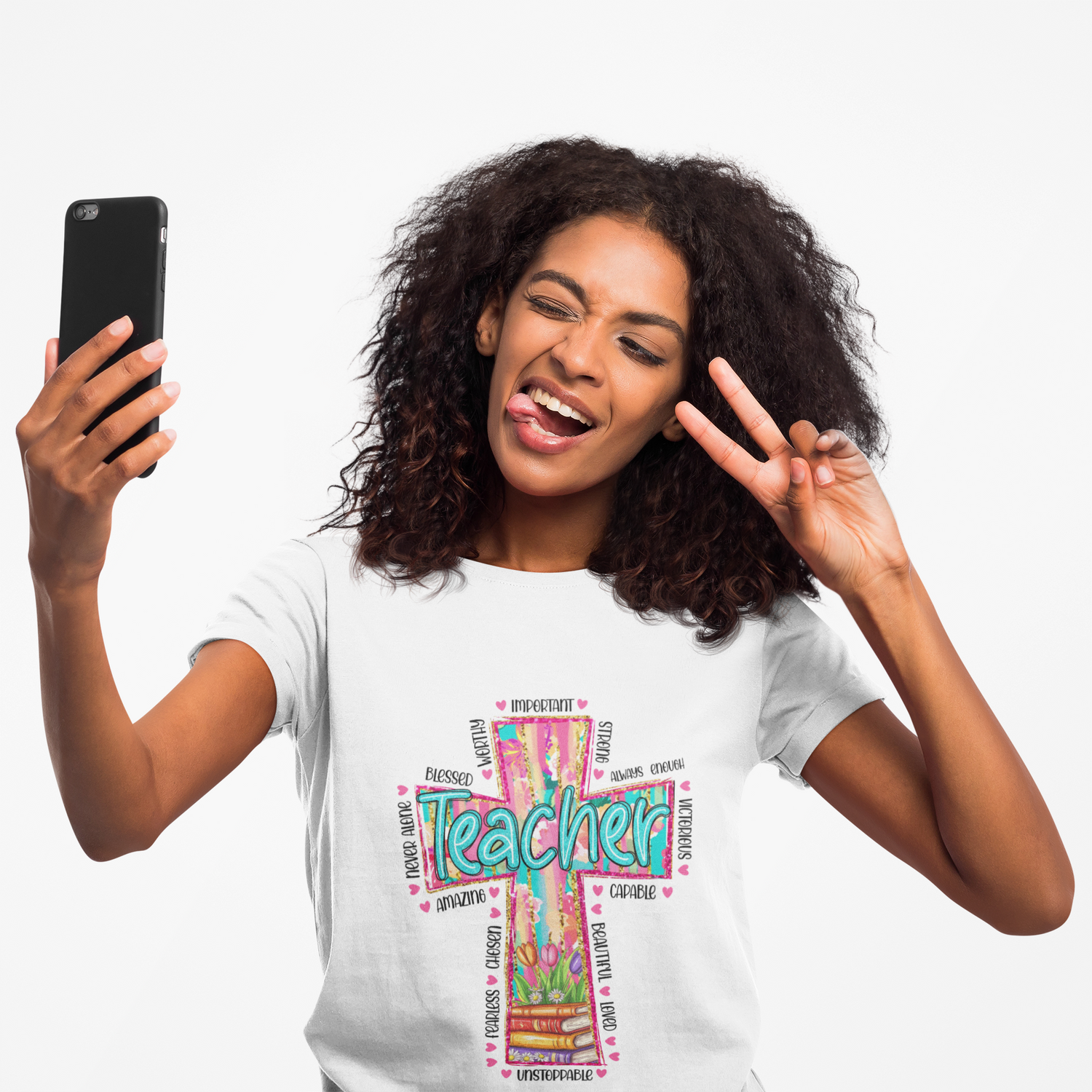 Inspirational Teacher T-Shirt, Gift for Educators, Christian Faith Shirt, Teacher Appreciation Day Tee, Motivational Apparel