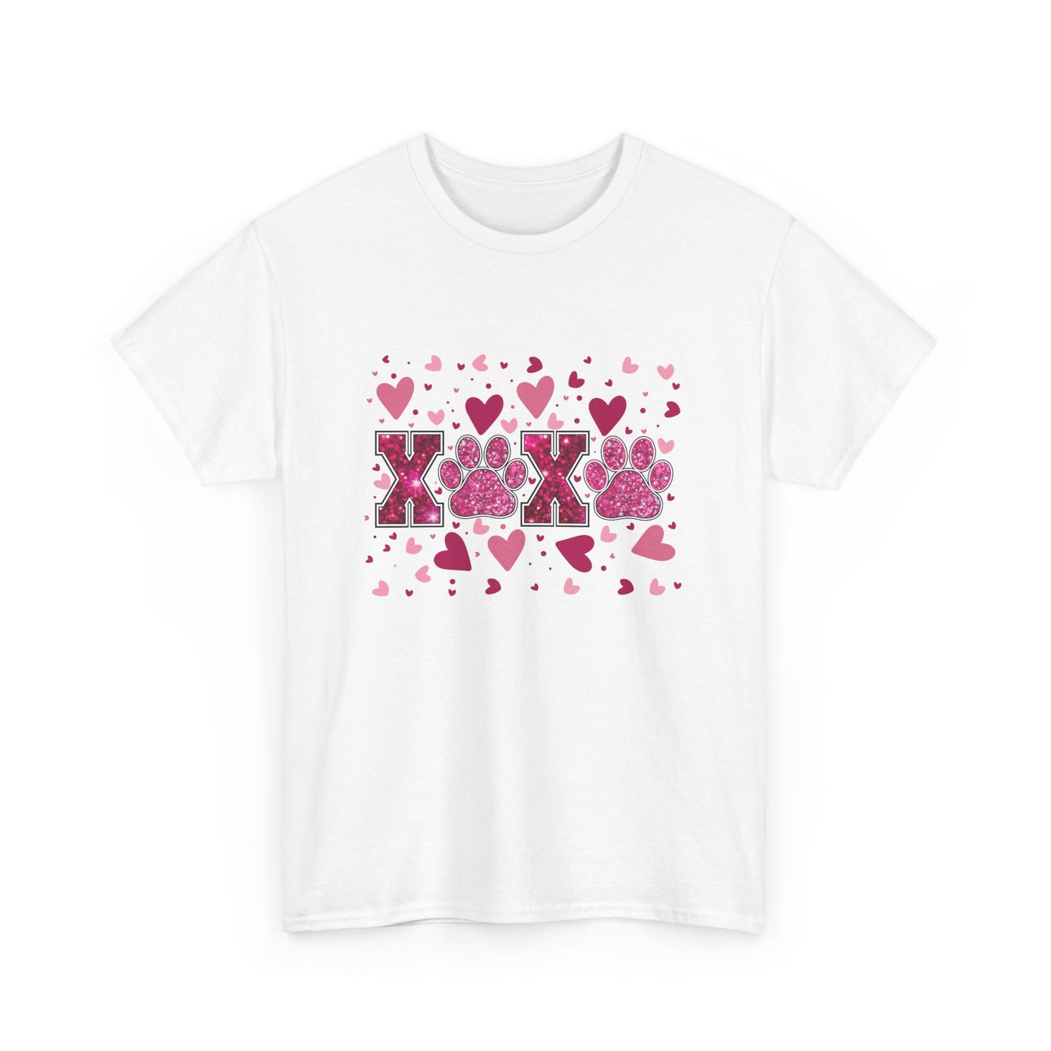XOXO Paw Prints T-Shirt - Perfect for Dog Lovers
