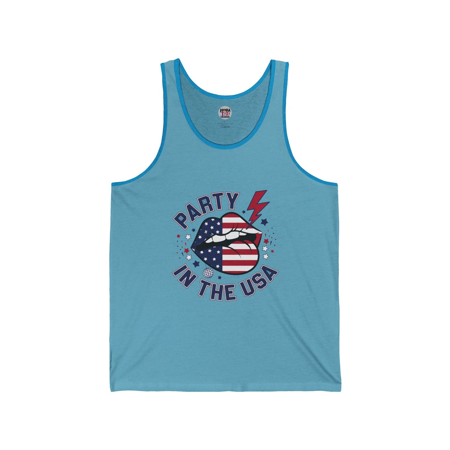Party in the USA Unisex Tank Top – Bold, Cool & Patriotic