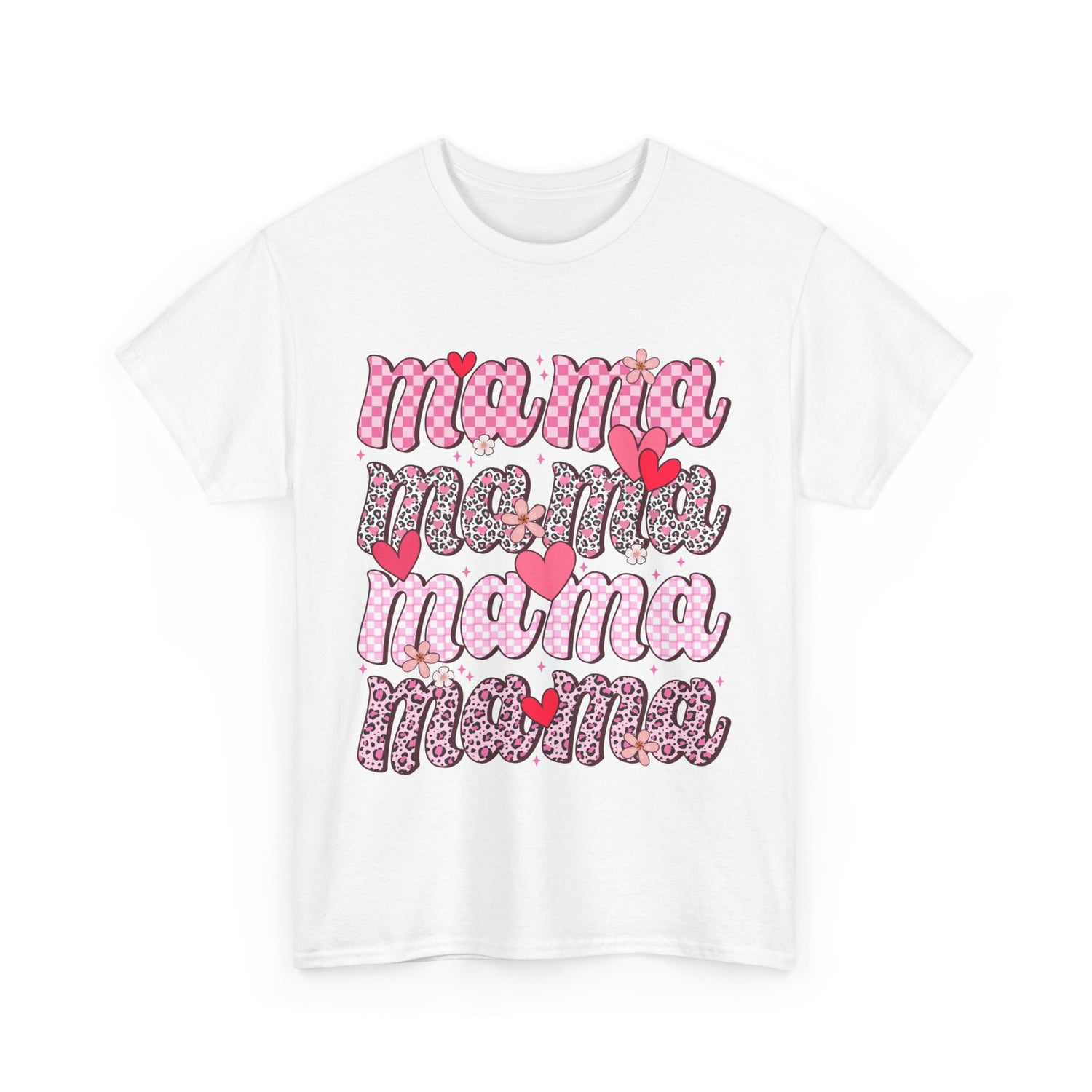 Mom T-Shirt with Heart Design - Perfect for Mother's Day or Valentine's Day