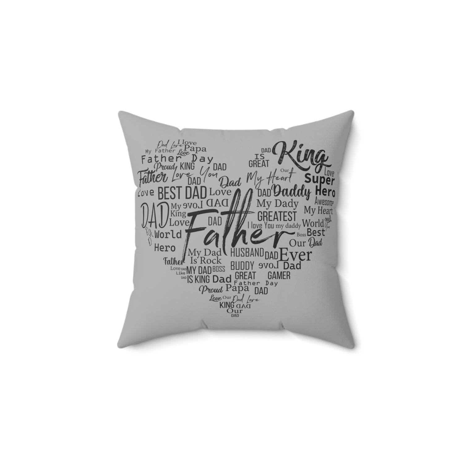 Father's Day Inspirational Pillow Cover, Dad Gift, Home Decor, Throw Pillow, Cozy Cushion