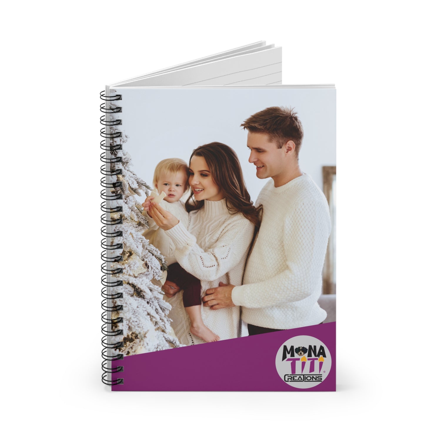 Notebook - Elegant Ruled Line Spiral Notebook for Notes, Planning, and Ideas