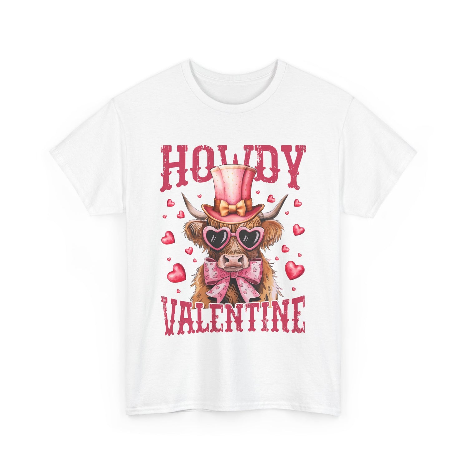 Valentine's Day 'Howdy Valentine' T-Shirt - Fun and Charming Design