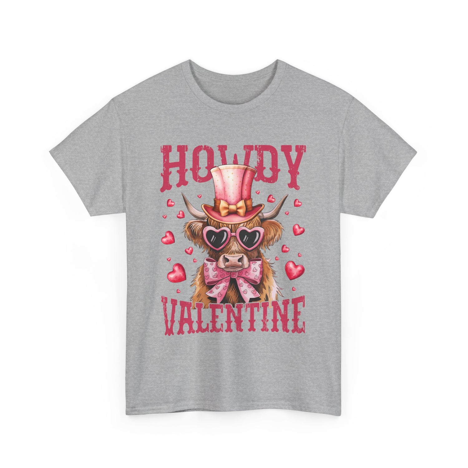 Valentine's Day 'Howdy Valentine' T-Shirt - Fun and Charming Design